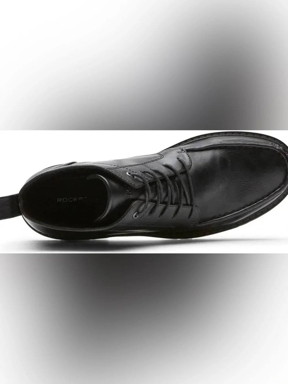 NEW Rockport Men’s Black Kevan Chukka Boots